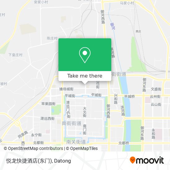 悦龙快捷酒店(东门) map
