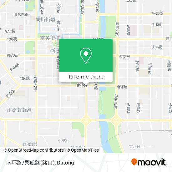 南环路/民航路(路口) map