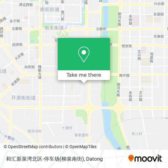 和汇新泉湾北区-停车场(柳泉南街) map