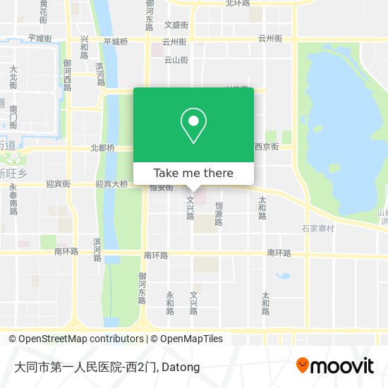 大同市第一人民医院-西2门 map