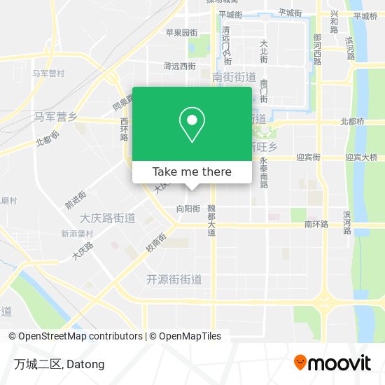 万城二区 map