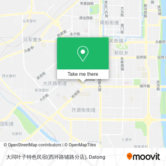 大同叶子特色民宿(西环路辅路分店) map