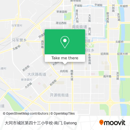 大同市城区第四十三小学校-南门 map
