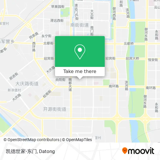 凯德世家-东门 map