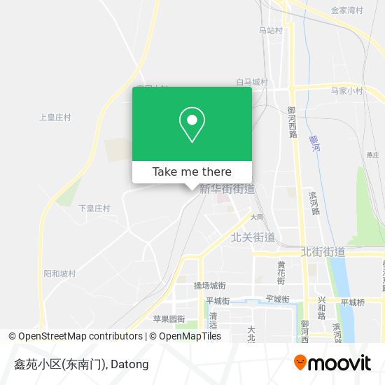 鑫苑小区(东南门) map