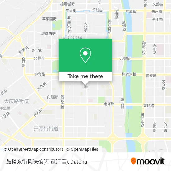 鼓楼东街风味馆(星茂汇店) map