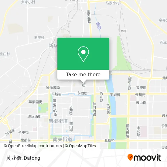 黄花街 map