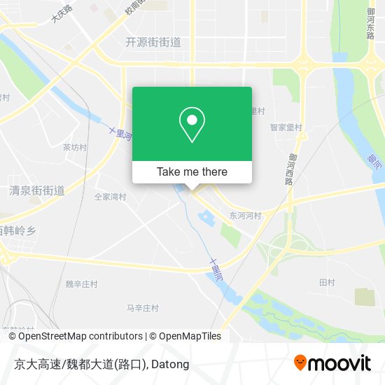 京大高速/魏都大道(路口) map