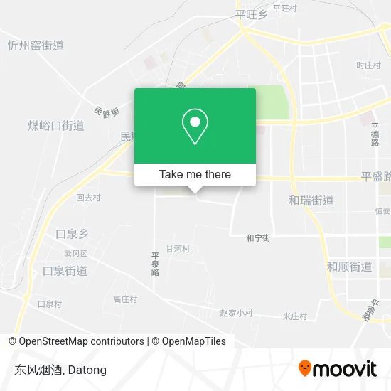 东风烟酒 map