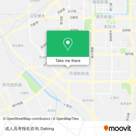 成人高考报名咨询 map
