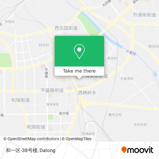 和一区-38号楼 map