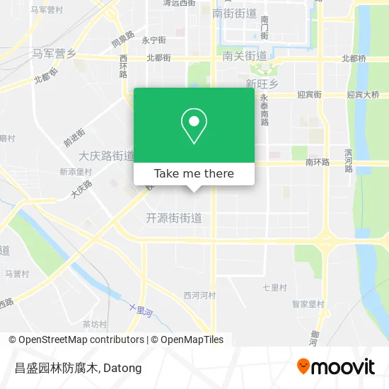昌盛园林防腐木 map