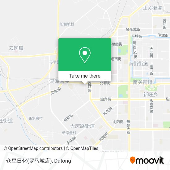 众星日化(罗马城店) map