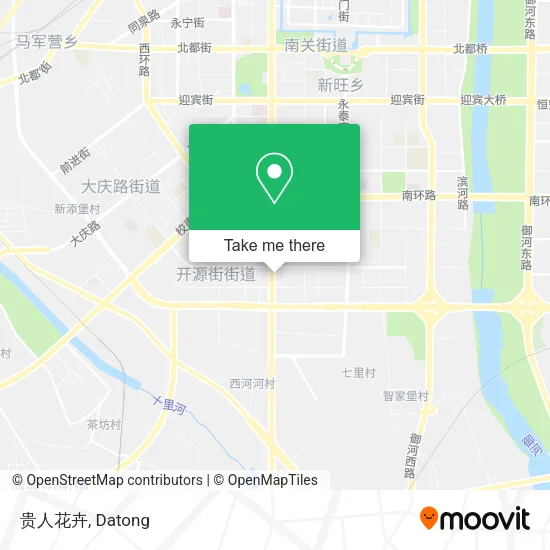 贵人花卉 map