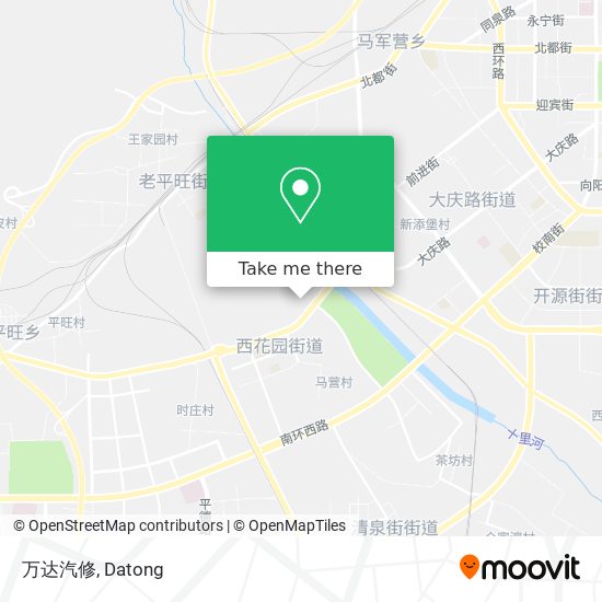 万达汽修 map