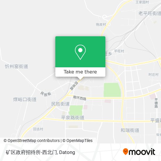 矿区政府招待所-西北门 map