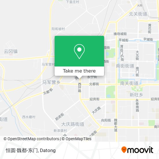 恒圆·魏都-东门 map