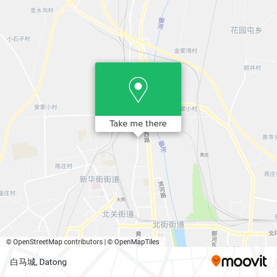 白马城 map