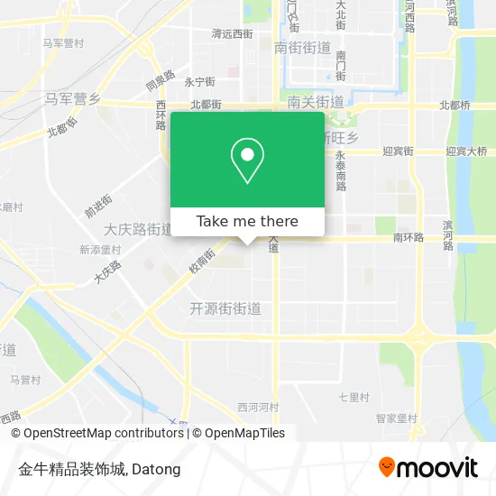 金牛精品装饰城 map