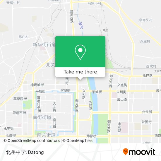 北岳中学 map