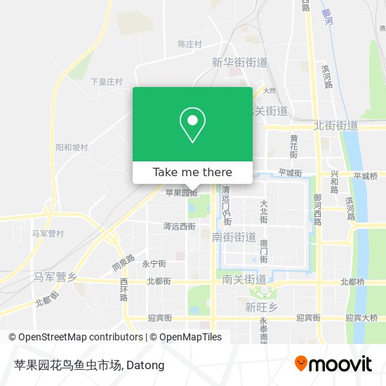 苹果园花鸟鱼虫市场 map