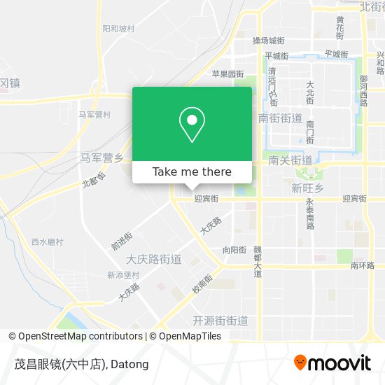 茂昌眼镜(六中店) map