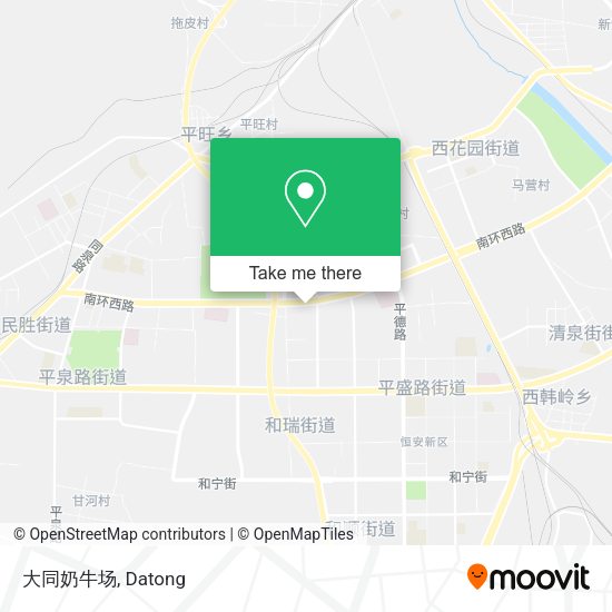 大同奶牛场 map