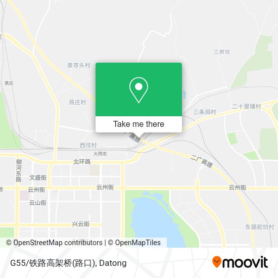 G55/铁路高架桥(路口) map