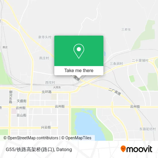 G55/铁路高架桥(路口) map