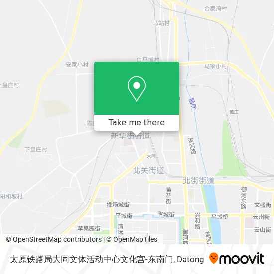 太原铁路局大同文体活动中心文化宫-东南门 map