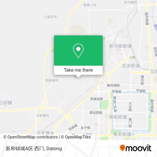 新和锦城A区-西门 map