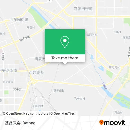 基督教会 map