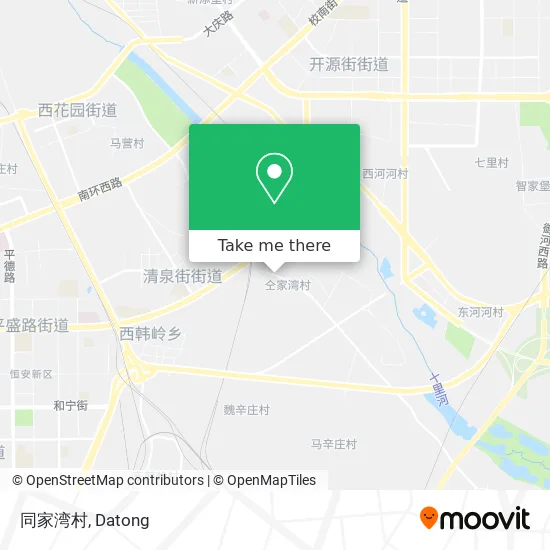 同家湾村 map