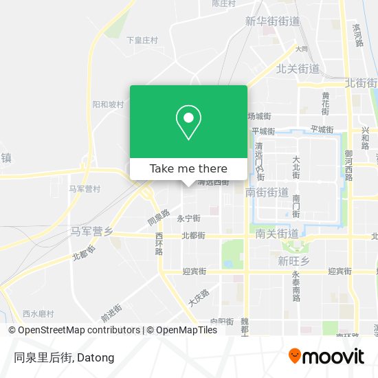 同泉里后街 map