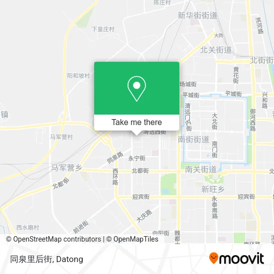 同泉里后街 map