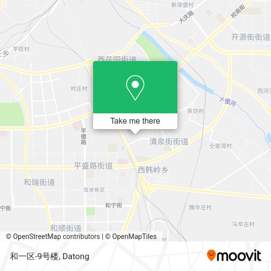 和一区-9号楼 map
