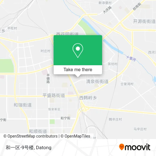 和一区-9号楼 map