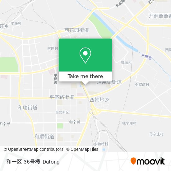 和一区-36号楼 map