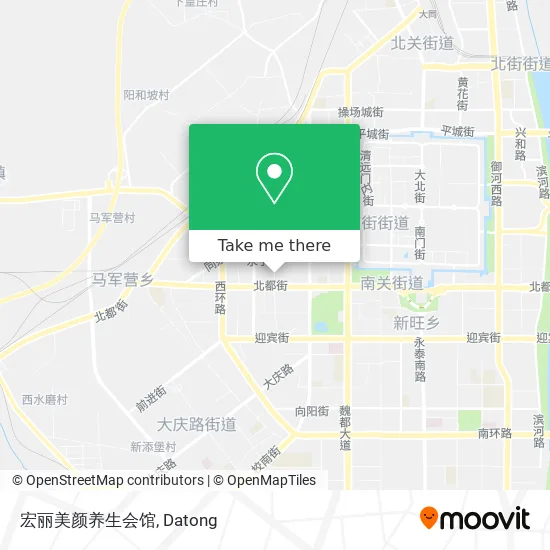 宏丽美颜养生会馆 map