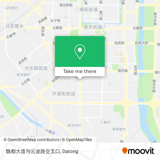 魏都大道与云波路交叉口 map