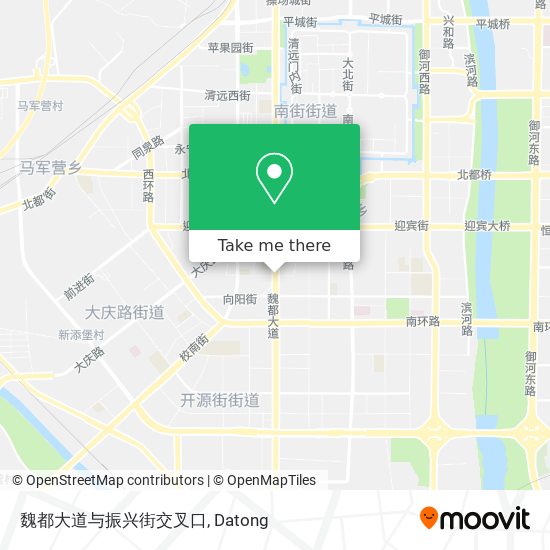 魏都大道与振兴街交叉口 map