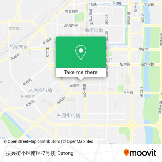 振兴街小区南区-7号楼 map