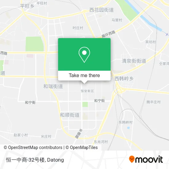 恒一中商-32号楼 map