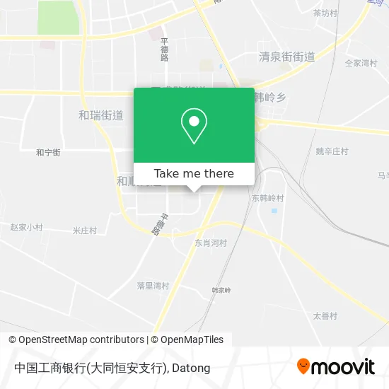 中国工商银行(大同恒安支行) map