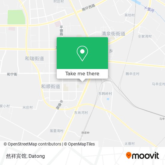 然祥宾馆 map