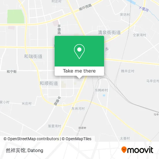 然祥宾馆 map