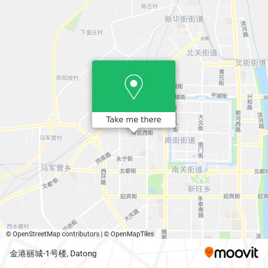 金港丽城-1号楼 map