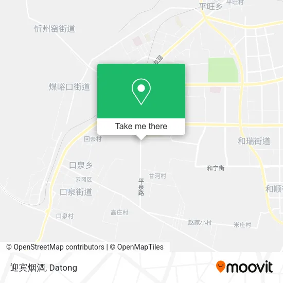 迎宾烟酒 map