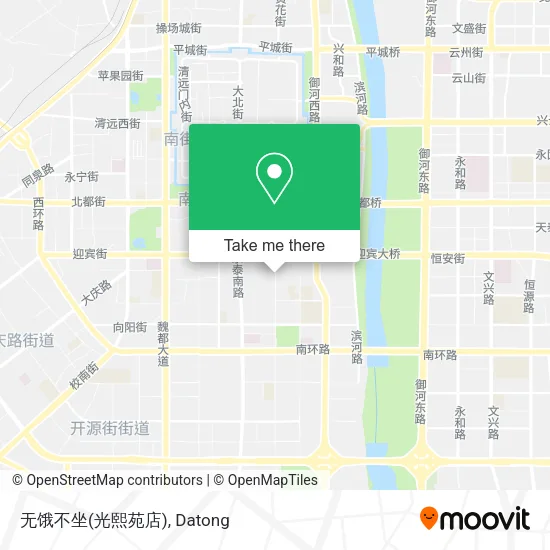 无饿不坐(光熙苑店) map