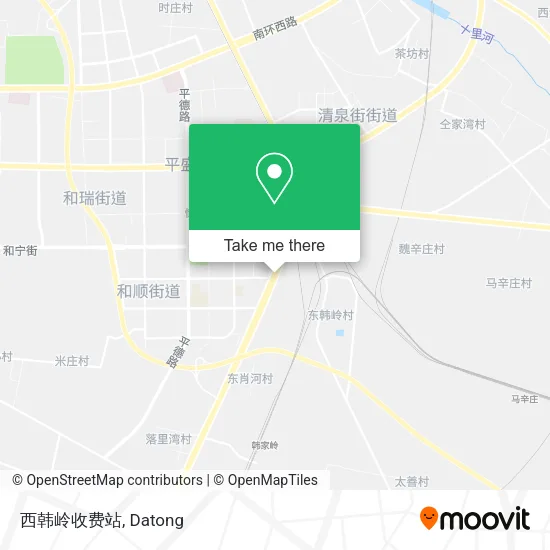 西韩岭收费站 map